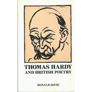 Thomas Hardy and British Poetry by Donald Davie book cover